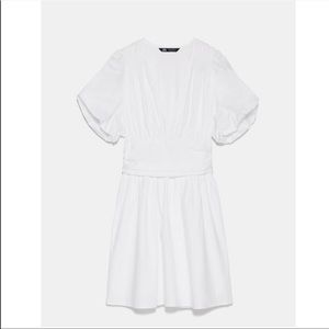 Zara puff sleeve dress